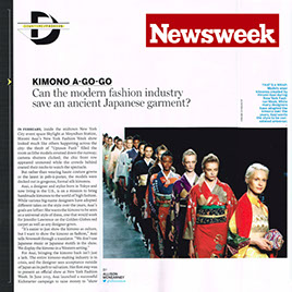 Newsweek - Kimono a-go-go - Hiromi Asai